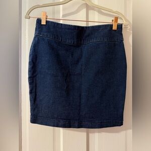PINK by Victoria’s Secret Vintage Fitted Denim Zipper Back Mini Skirt Size S